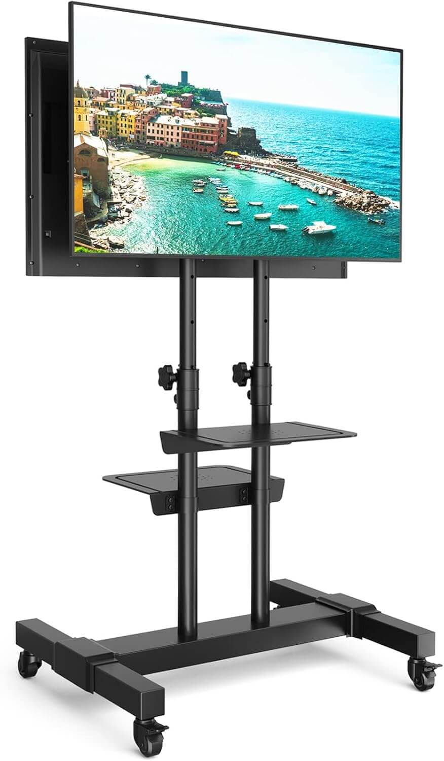 Dual Monitor Mobile Cart