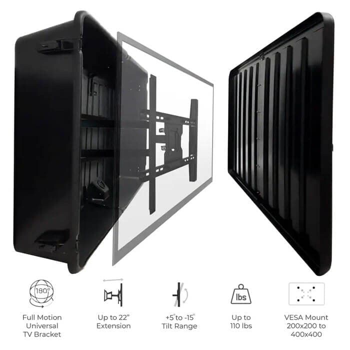 TV Enclosure for 55 Inch TV